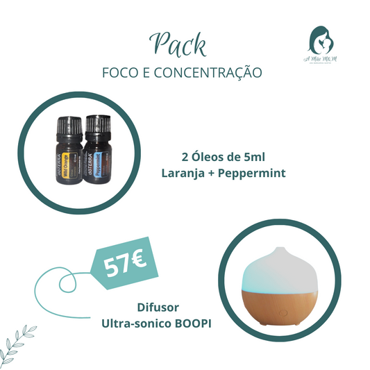 Pack Foco e Concentração  -  Difusão Ativa A Mãe M&M