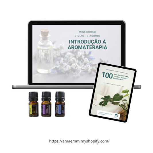 KIT 3 Óleos Essenciais + Mini-Curso A Mãe M&M