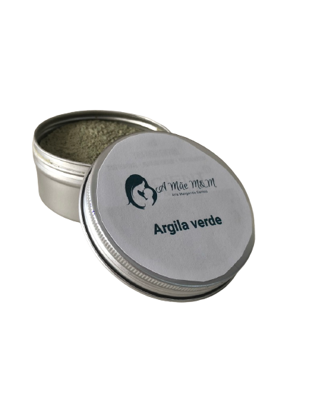 Máscara de Argila verde - 80g A Mãe M&M